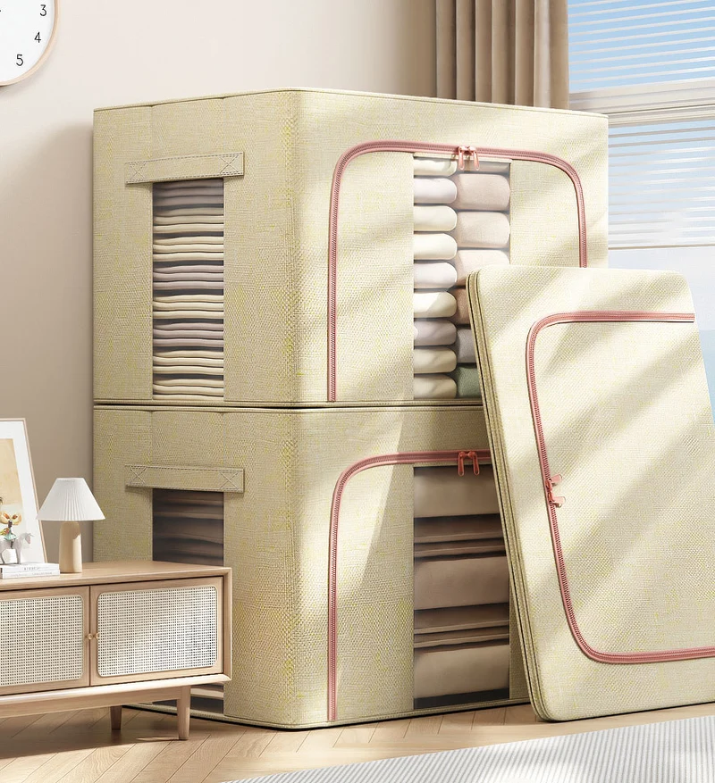 Joybos® Bacs de rangement pliables avec fenêtre transparente F250