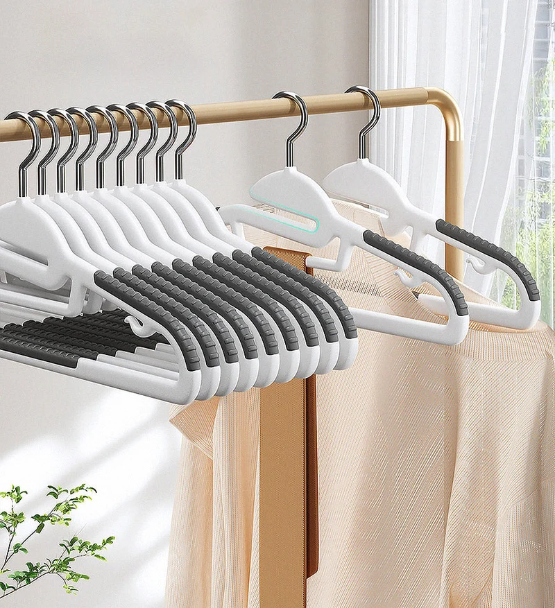 Joybos® Lot de 20 Cintres en Plastique avec Design Antidérapant F22