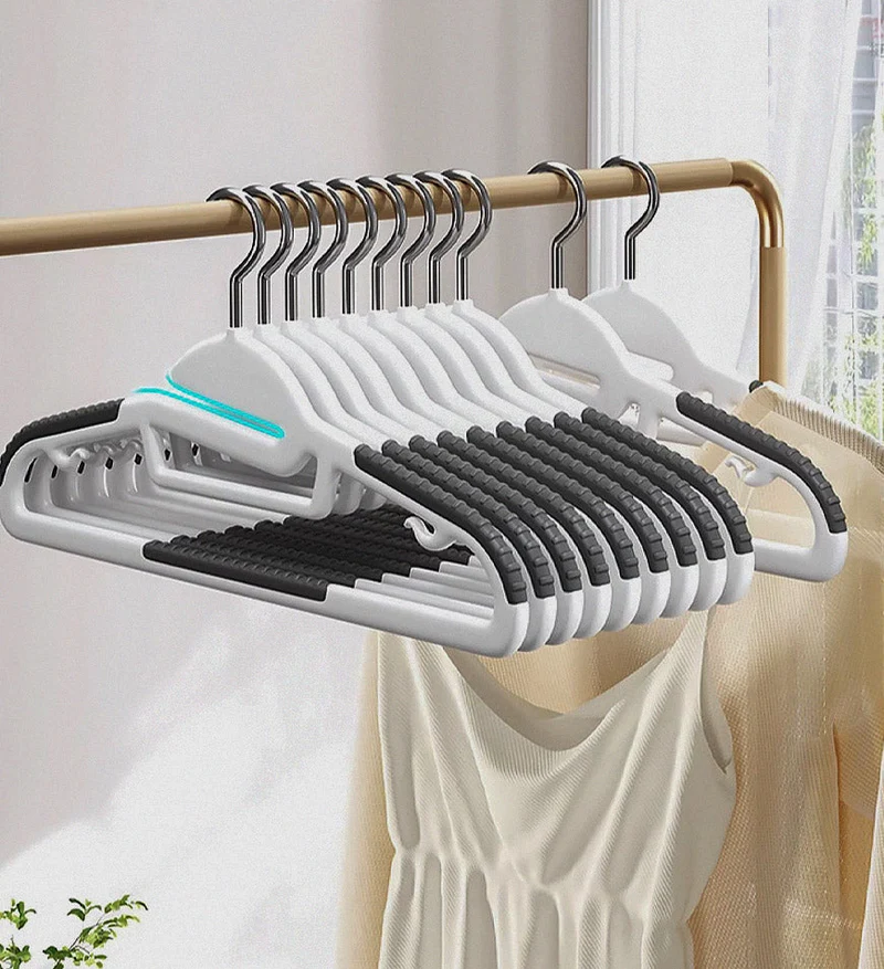 Joybos® Lot de 20 Cintres en Plastique avec Design Antidérapant F22