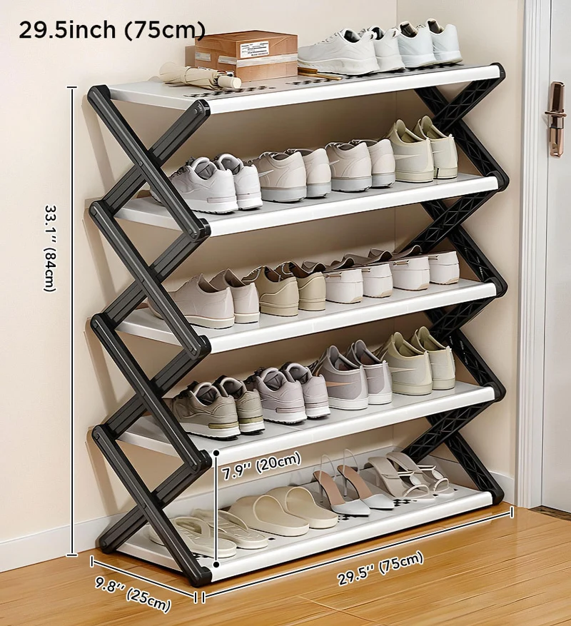 Joybos® Étagère à chaussures pliable simple de grande capacité F253