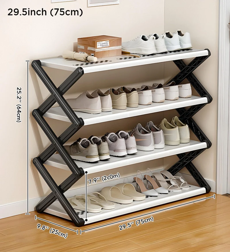 Joybos® Étagère à chaussures pliable simple de grande capacité F253