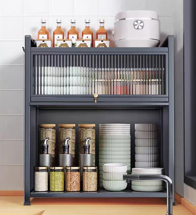 Joybos® Étagère de Cuisine à 3 Niveaux pour Plans de Travail, Adaptée aux Épices, Plats, Casseroles F241