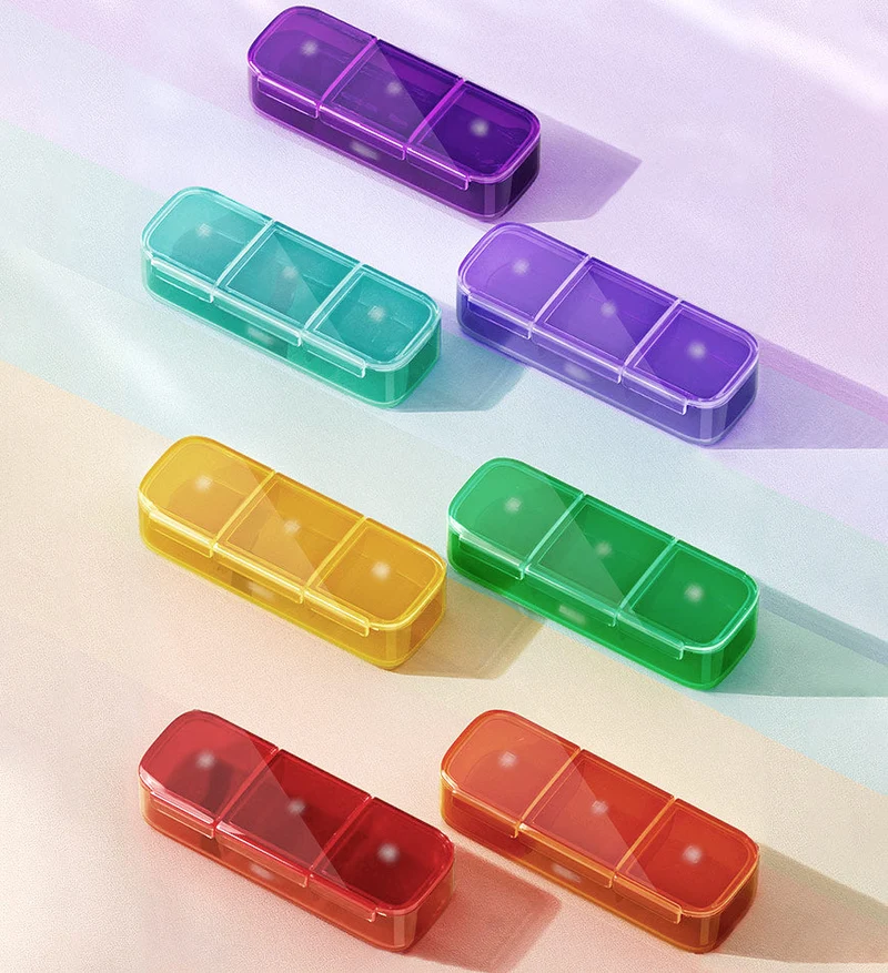 Joybos® Boîte Organisateur de Pilules Hebdomadaire Détachable Z143