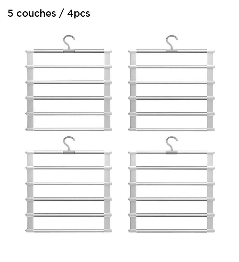 Joybos®Cintres pour Écharpes Pantalons Économiseur d'espace Multicouche Z81