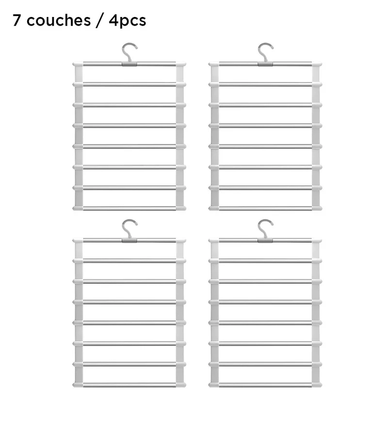 Joybos®Cintres pour Écharpes Pantalons Économiseur d'espace Multicouche Z81