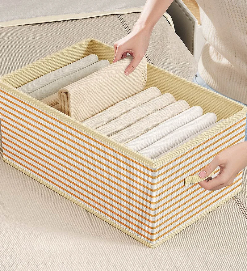 Joybos® Organisateurs de Tiroirs Pliables en Coton pour Vêtements F211