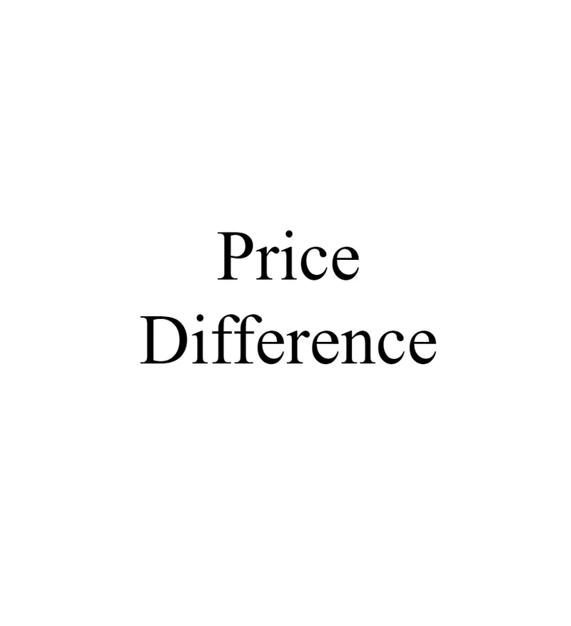 Différence de prix