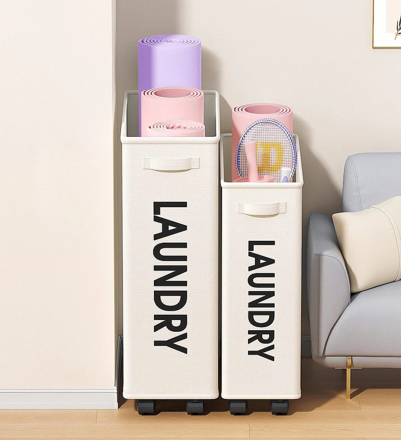 Joybos® Sac de Rangement à Roulettes en Tissu F9