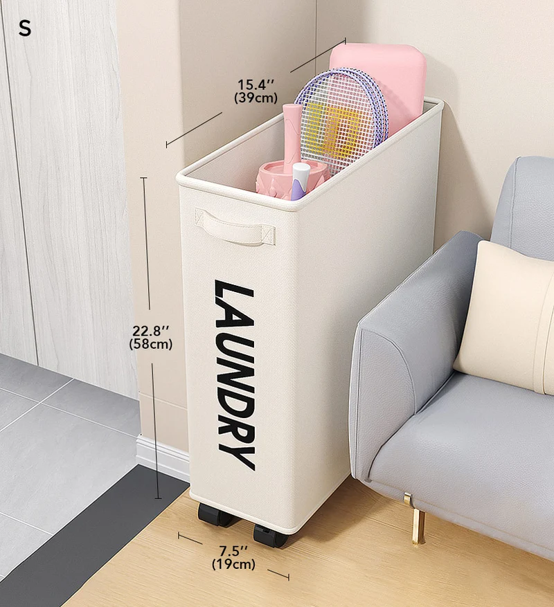 Joybos® Sac de Rangement à Roulettes en Tissu F9