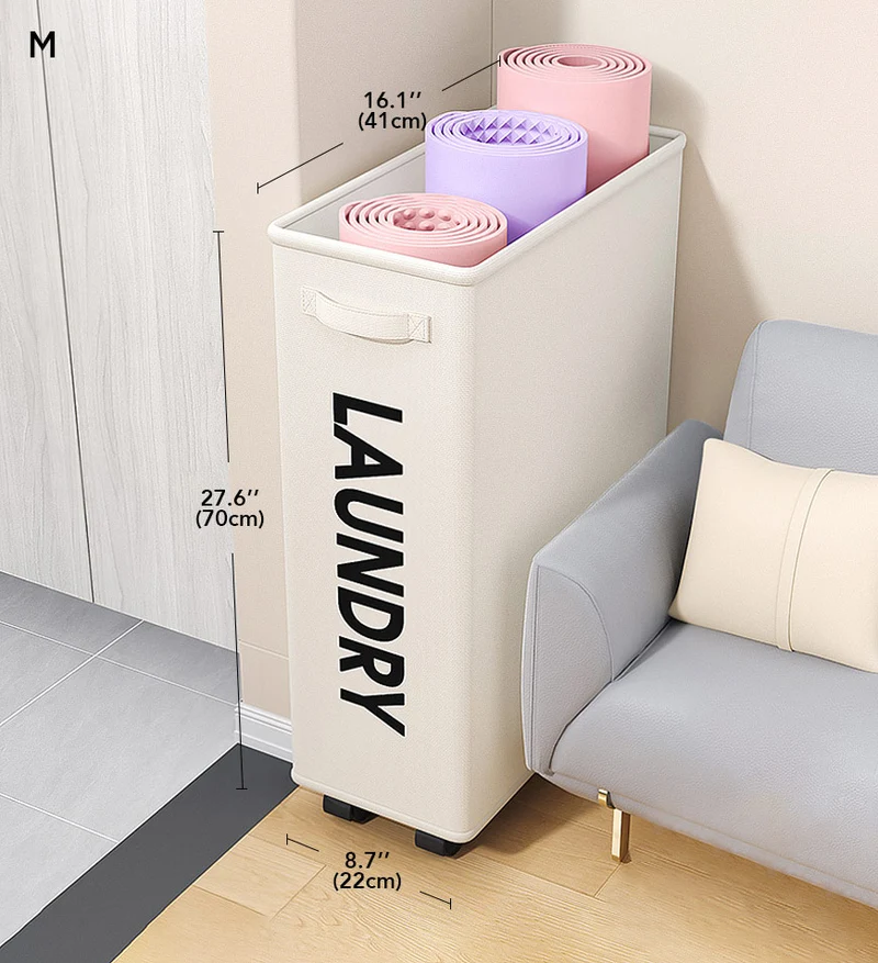 Joybos® Sac de Rangement à Roulettes en Tissu F9