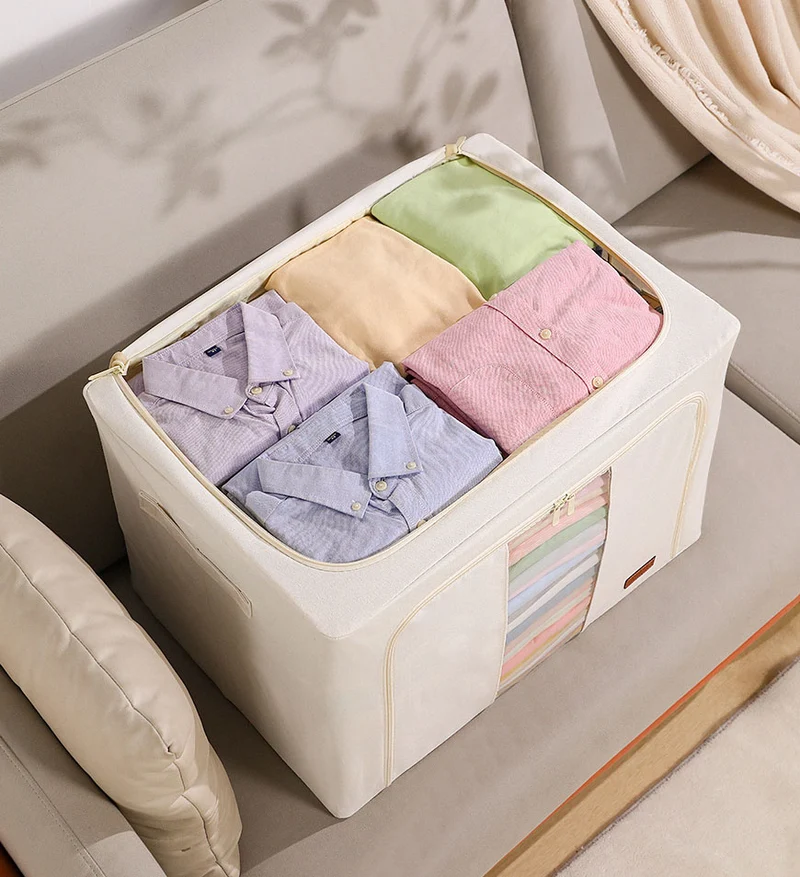 Joybos®Boîte de Rangement Visible Pliable en Tissu