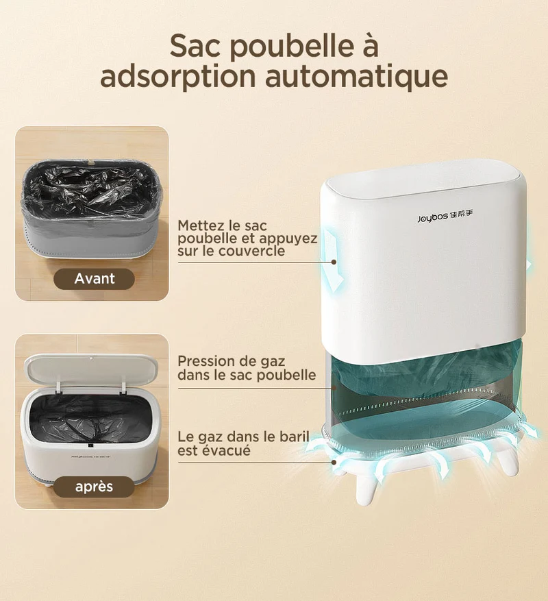Joybos®Poubelle étroite de 4 Gallons à l'épreuve des Chiens avec Pattes