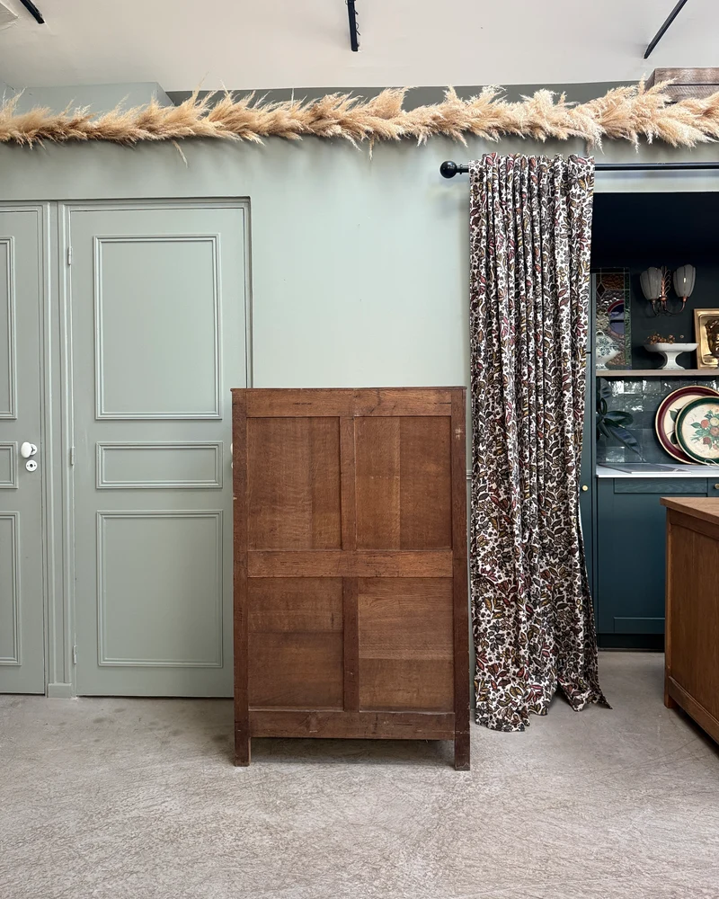 Grande commode vintage en chêne
