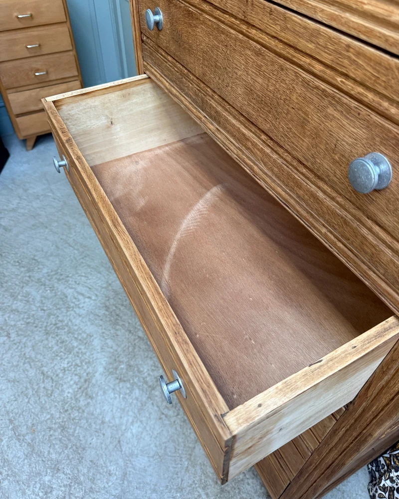 Grande commode vintage en chêne
