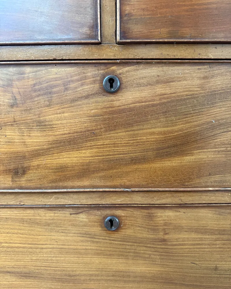 Grande commode anglaise victorienne en acajou