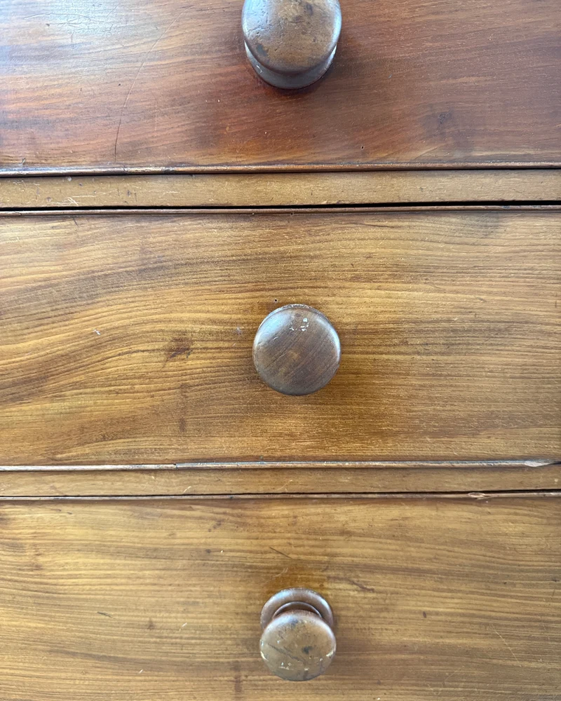 Grande commode anglaise victorienne en acajou