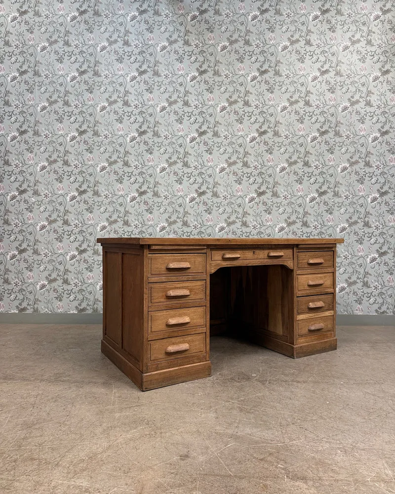 Bureau de ministre en chêne
