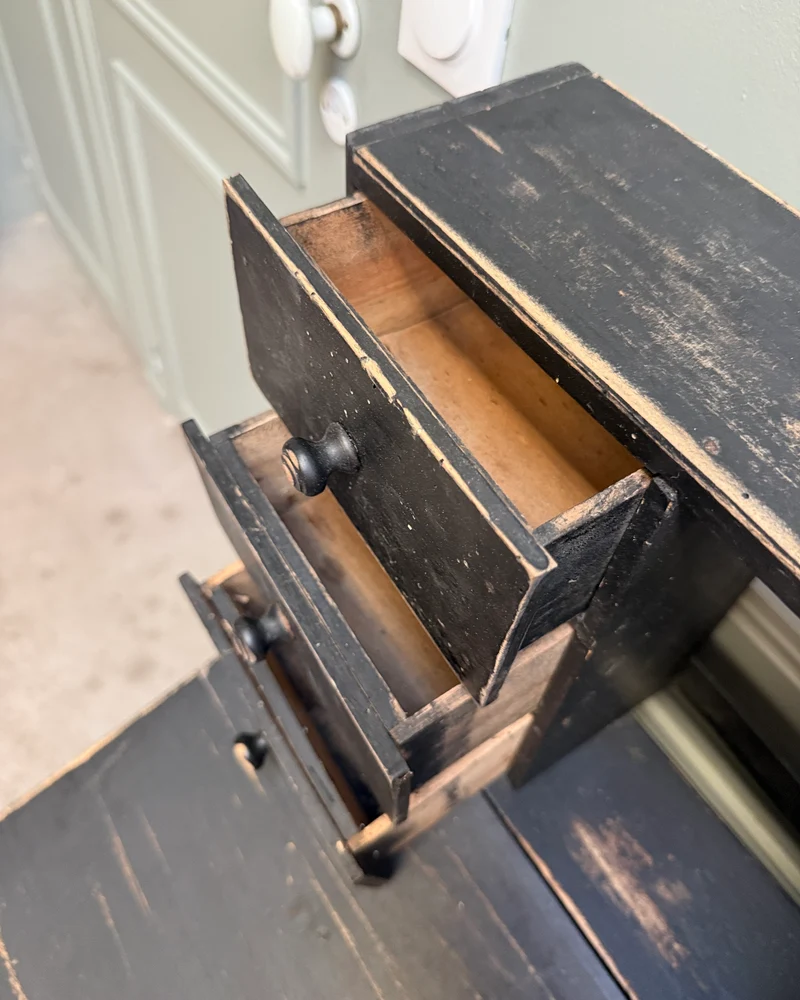 Petit bureau à gradin ancien