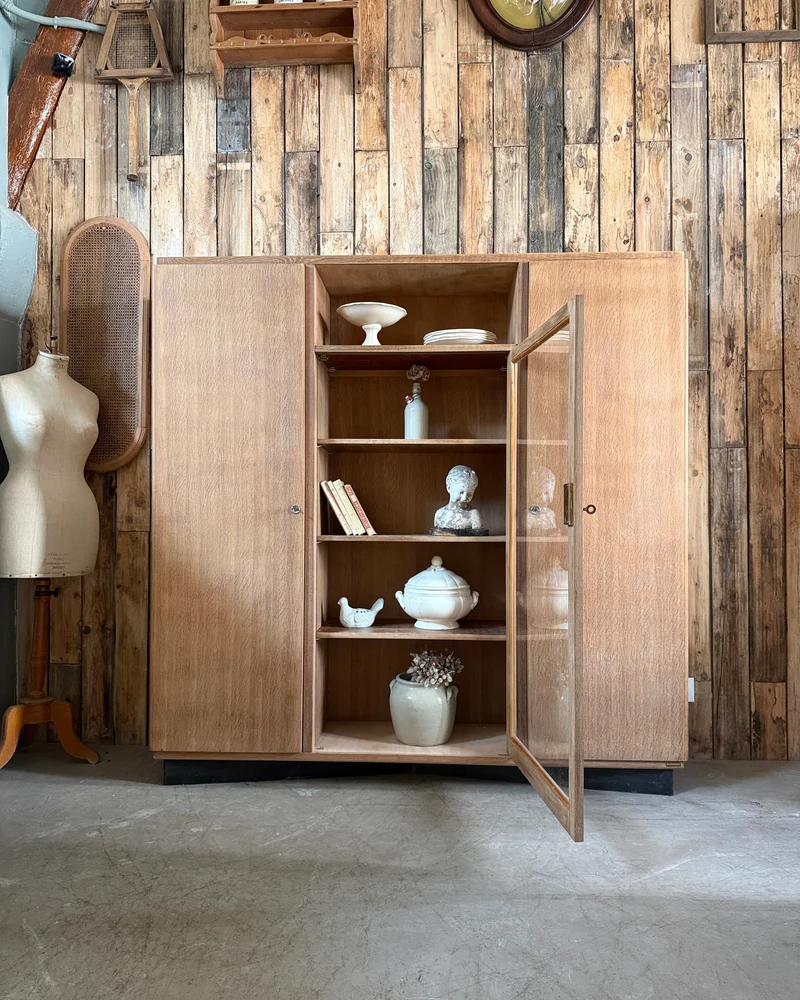Grande armoire-vitrine vintage Burwood