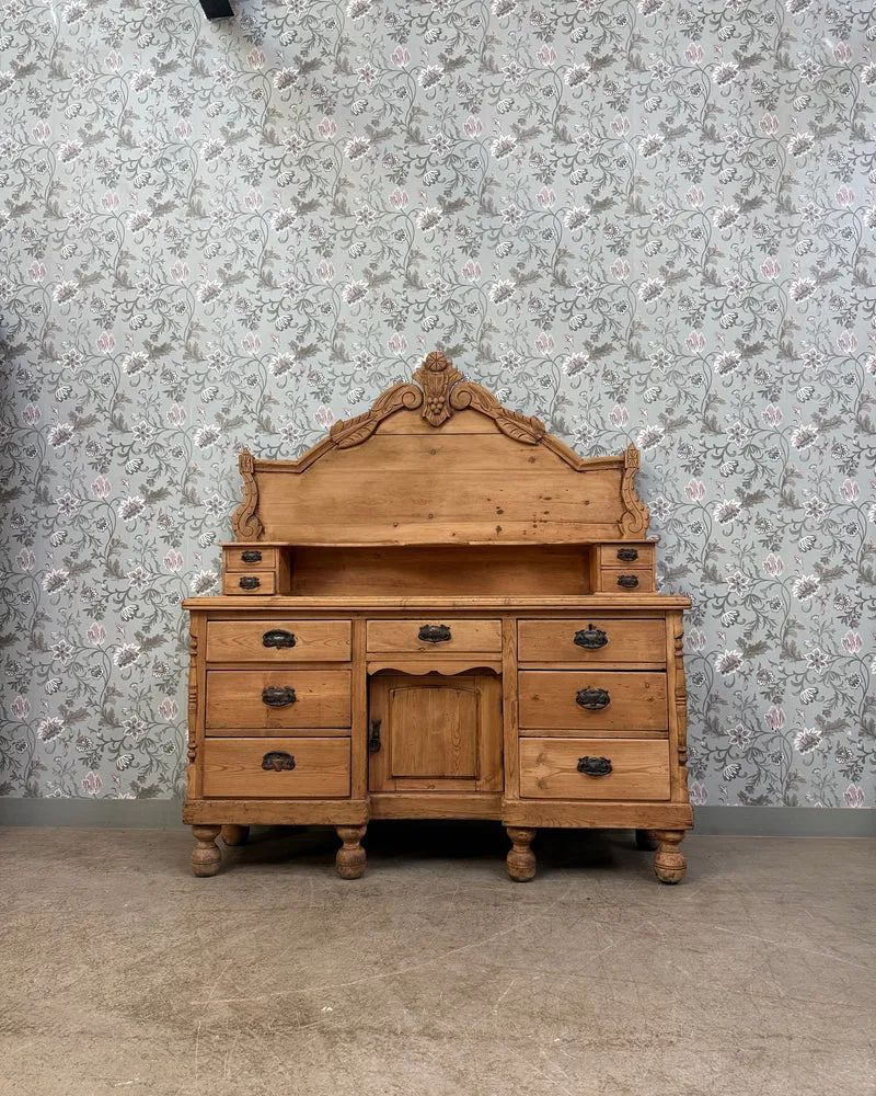 Buffet anglais victorien deux corps