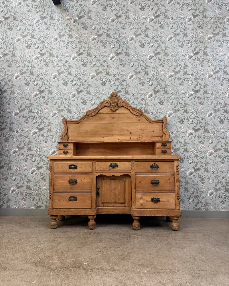 Buffet anglais victorien deux corps