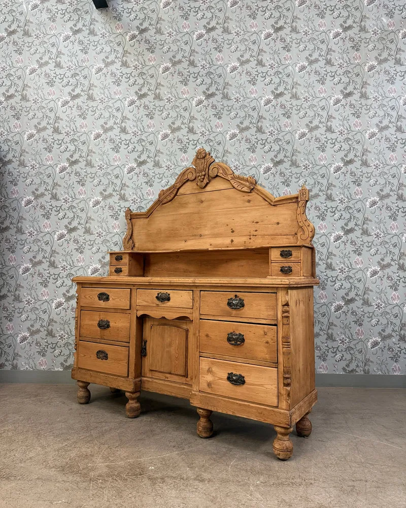 Buffet anglais victorien deux corps