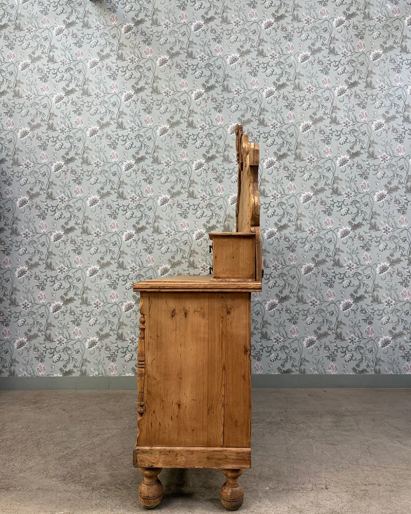 Buffet anglais victorien deux corps