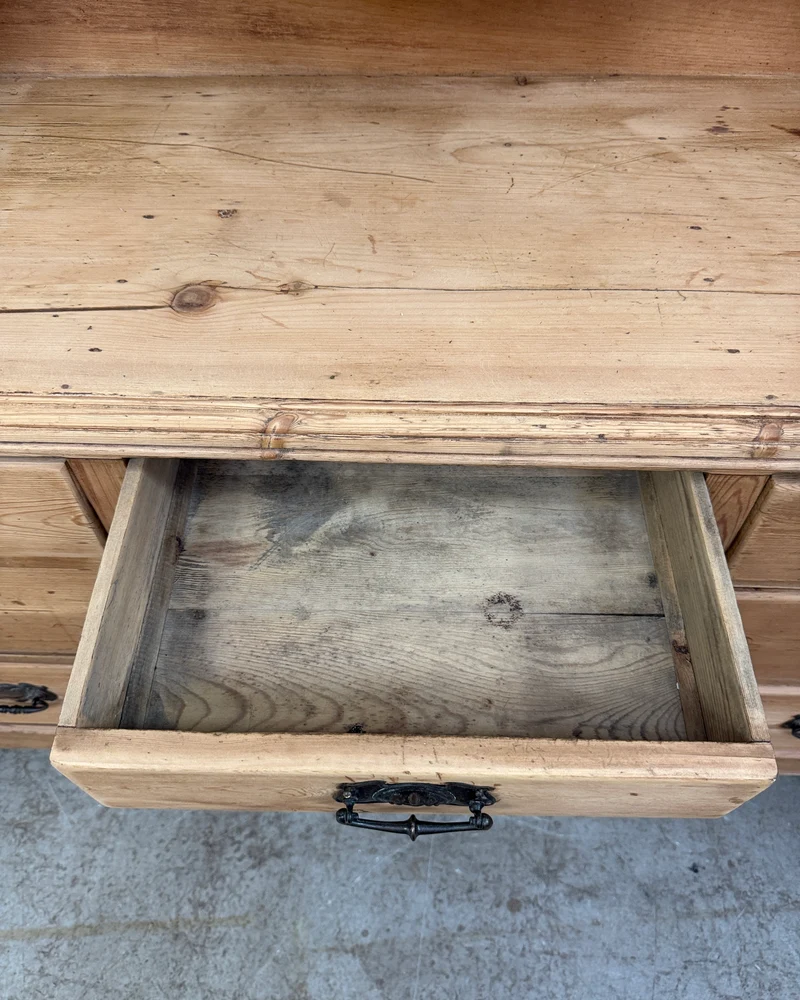 Buffet anglais victorien deux corps