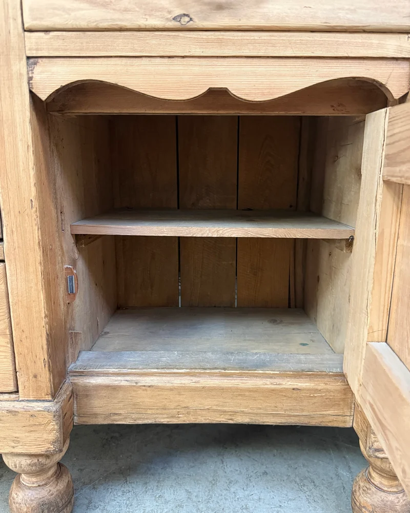 Buffet anglais victorien deux corps