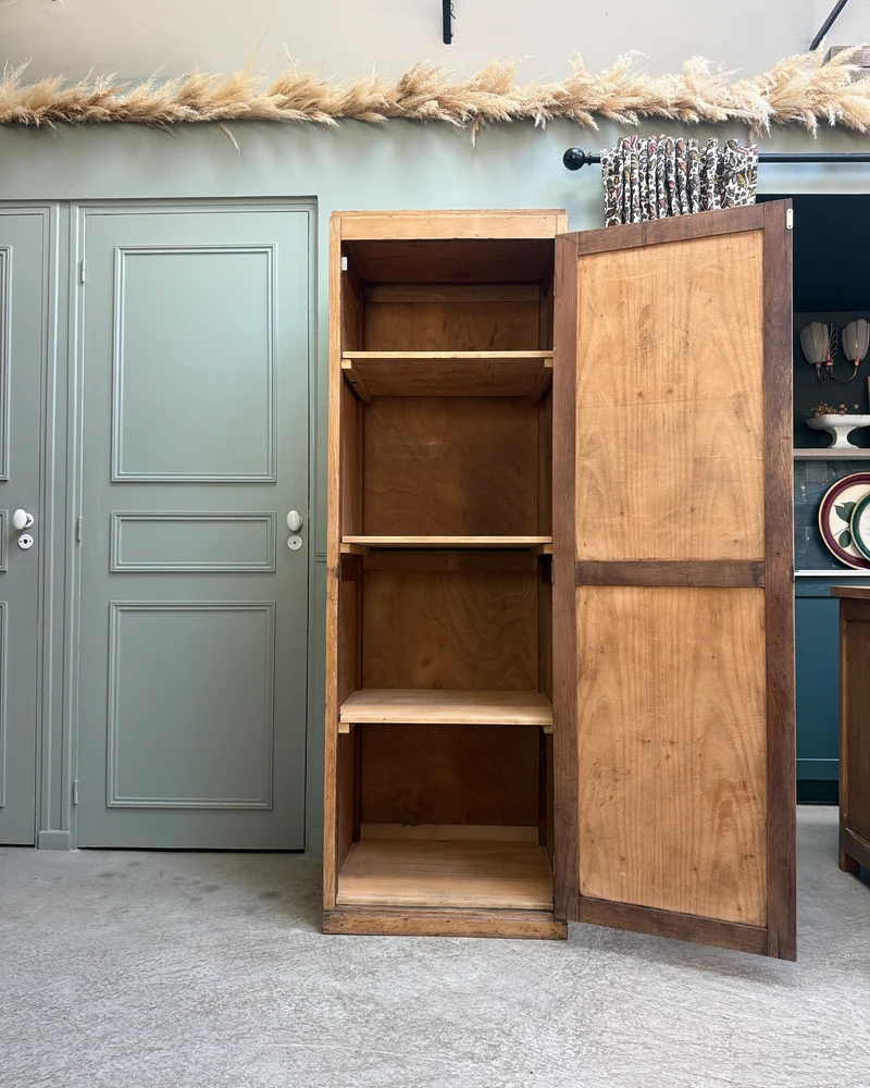 Bonnetière vintage en chêne