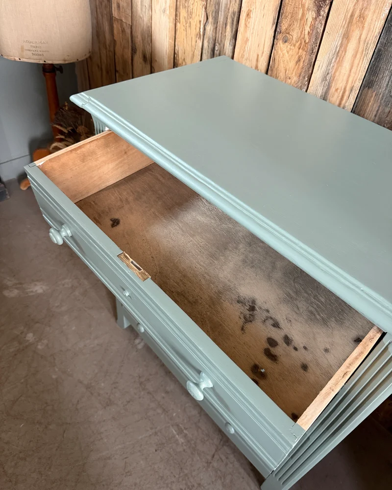 Commode Art Déco verte
