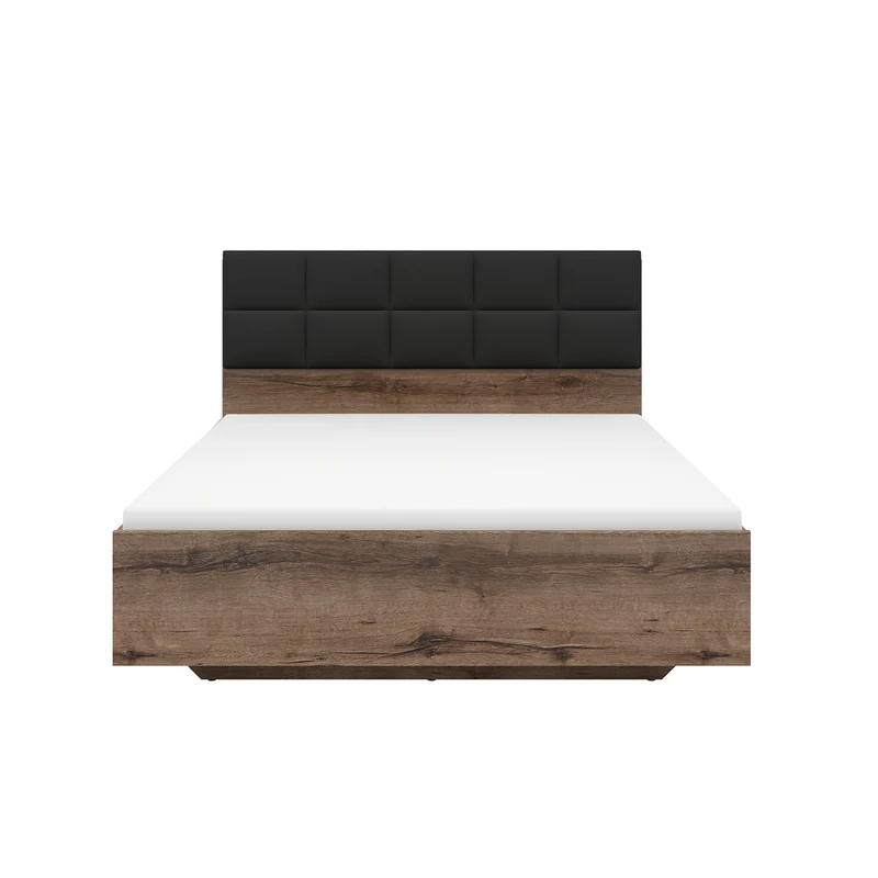 Lit 140x200 sommier inclus Romane Bois