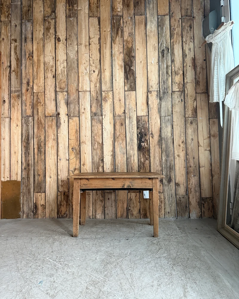 Petite console ou table de chevet en pin massif