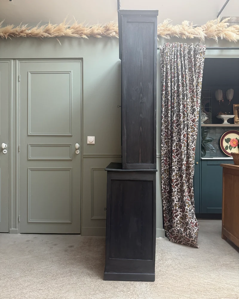 Buffet deux corps ancien noir
