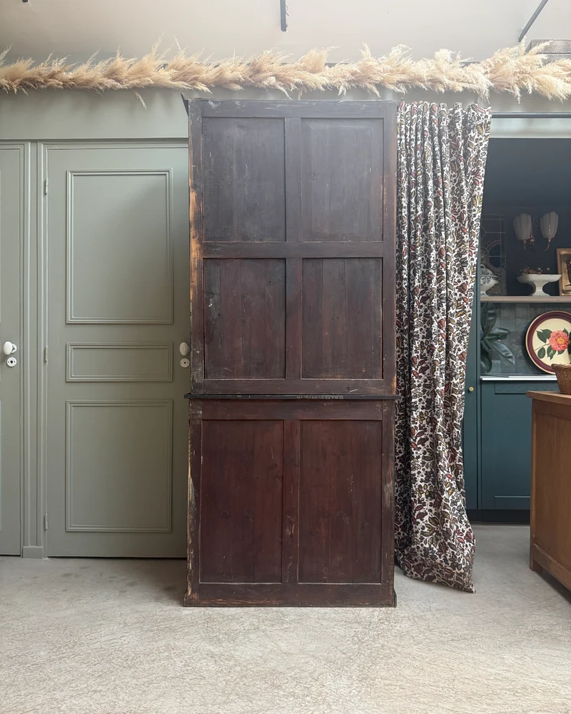 Buffet deux corps ancien noir