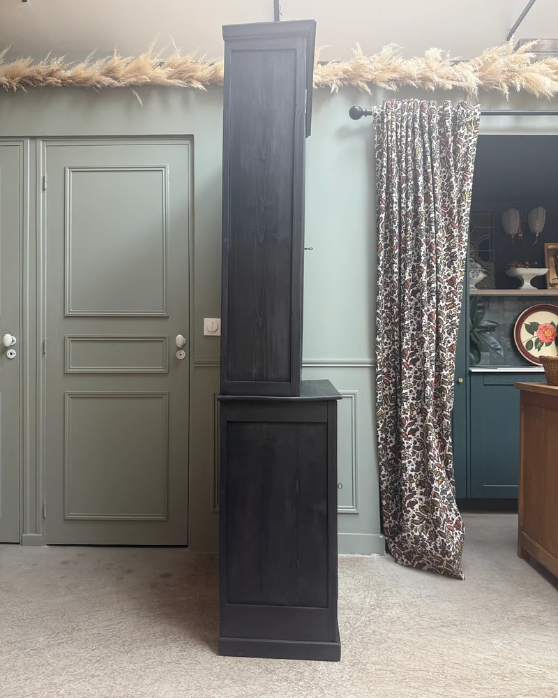 Buffet deux corps ancien noir