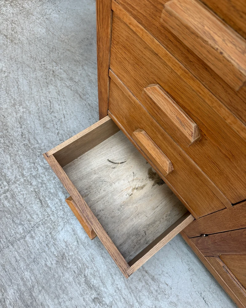 Meuble de métier îlot en chêne