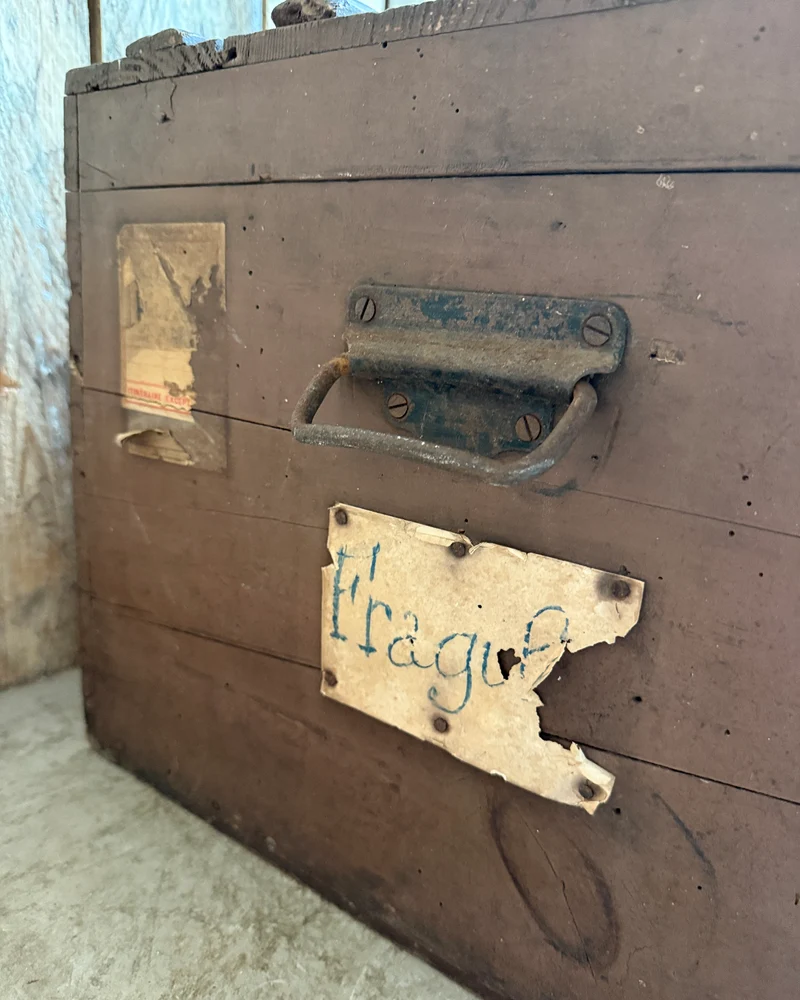 Ancien coffre de voyage