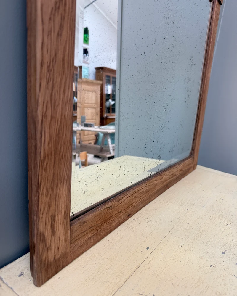 Miroir Art Déco en chêne
