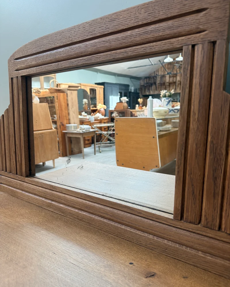 Bureau-coiffeuse Art Déco en chêne