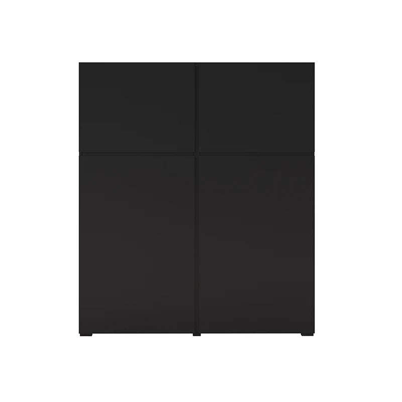 Buffet haut 4 portes Lilia Noir