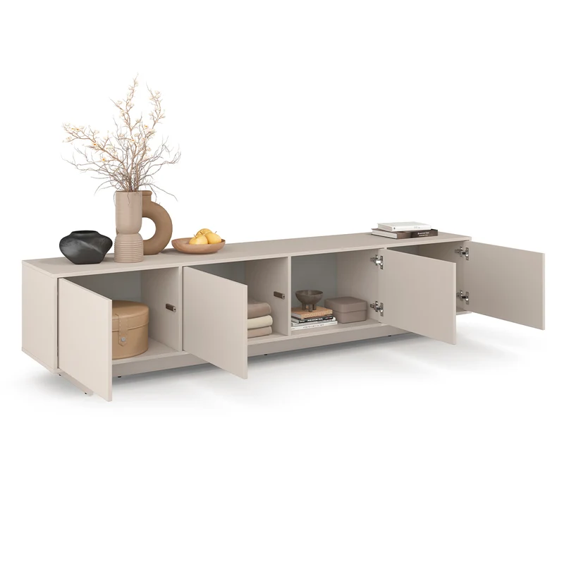 Meuble TV 4 portes 221 cm Tadao Cachemire