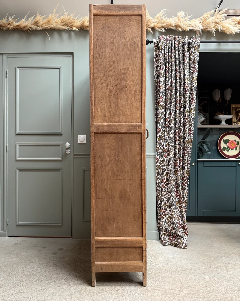 Bonnetière parisienne Art Déco en chêne