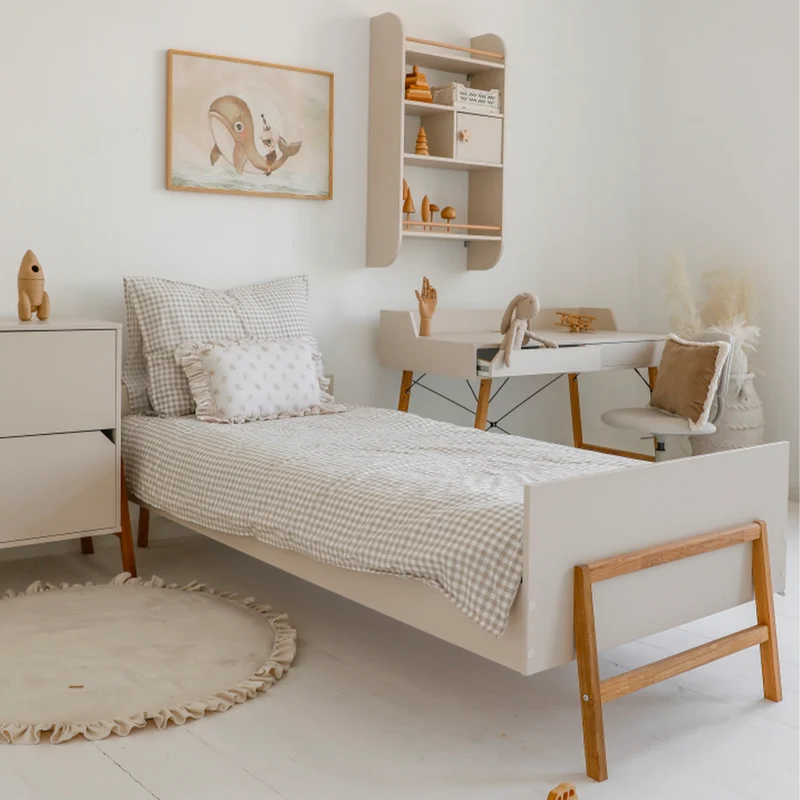 Lit 90x200 sommier inclus Bellamy Lotta Cachemire