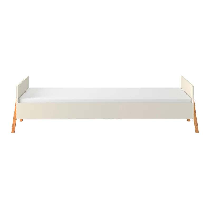 Lit 90x200 sommier inclus Bellamy Lotta Cachemire