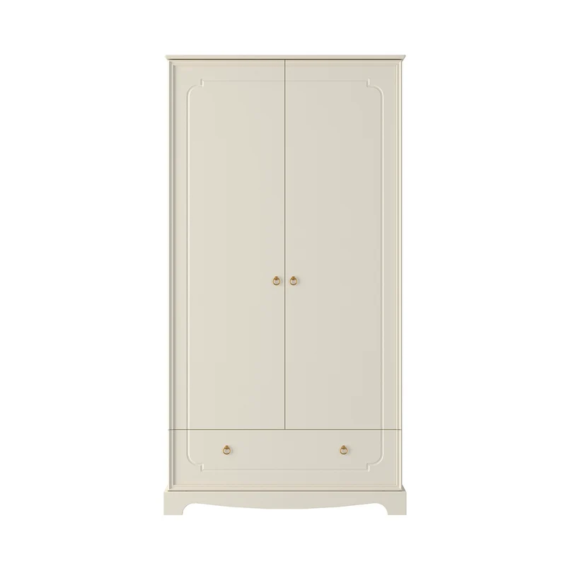 Commode 3 tiroirs et armoire 2 portes Bellamy Royal Beige