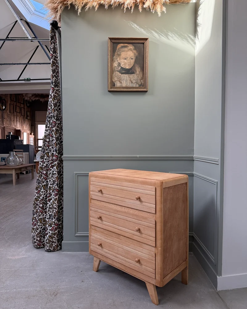 Commode vintage en hêtre