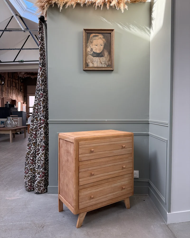 Commode vintage en hêtre