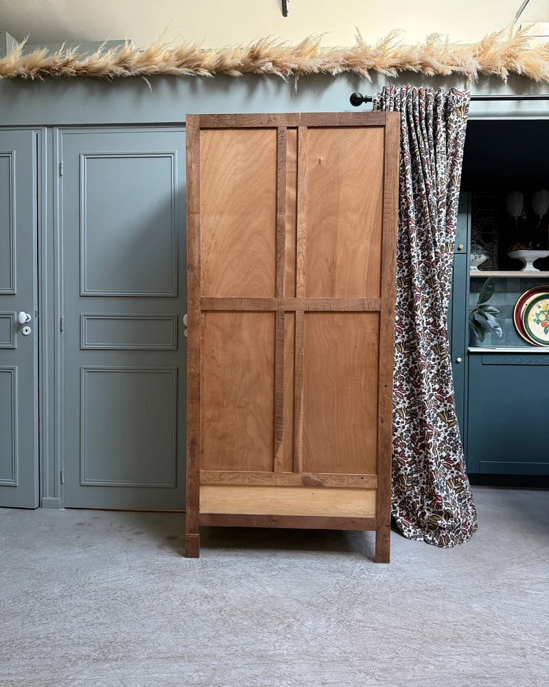 Bonnetière parisienne Art Déco en chêne