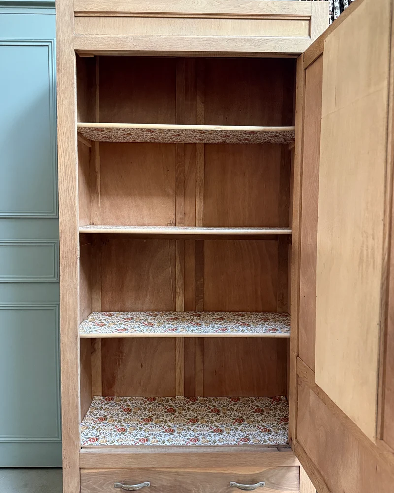 Bonnetière parisienne Art Déco en chêne